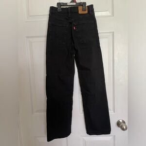 Levi’s Ribcage Straight Jeans Black 24